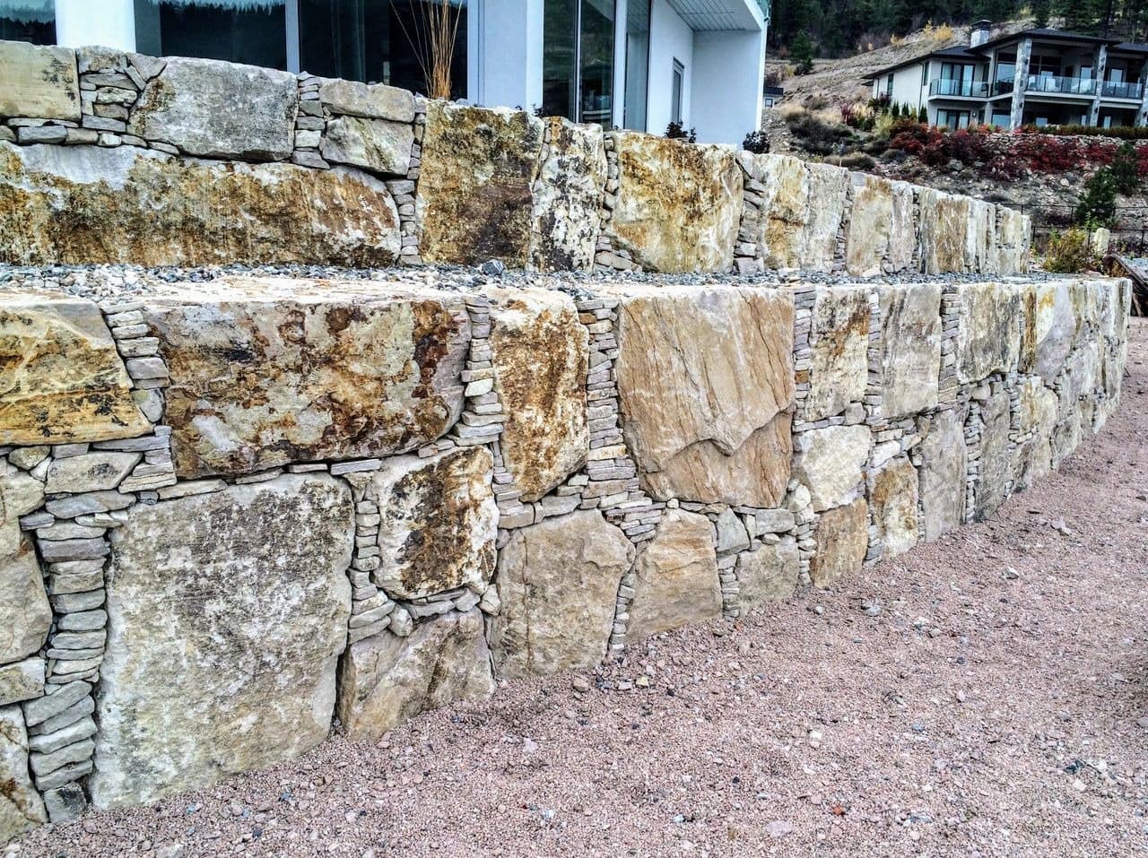 Rock Retaining Walls Lake Country