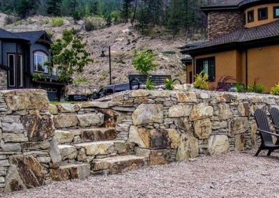 Rock Retaining Walls Lake Country