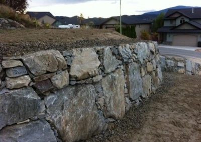 Rock Retaining Walls Lake Country