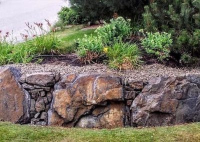 Rock Retaining Walls Lake Country