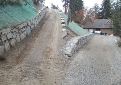 Rock Retaining Walls Lake Country