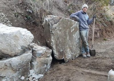 Rock Retaining Walls Lake Country