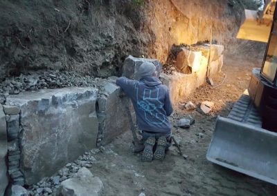 Rock Retaining Walls Lake Country