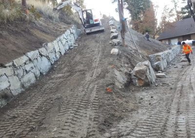 Rock Retaining Walls Lake Country