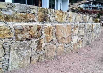 Rock Retaining Walls Lake Country