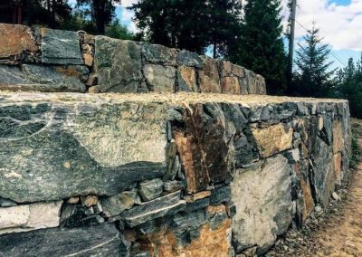 Rock Retaining Walls Lake Country